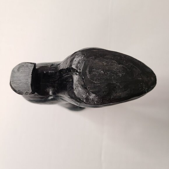 Two Vintage 1998 Victorian Ladies Resin Boots 4.5" Tall - Picture 7 of 10